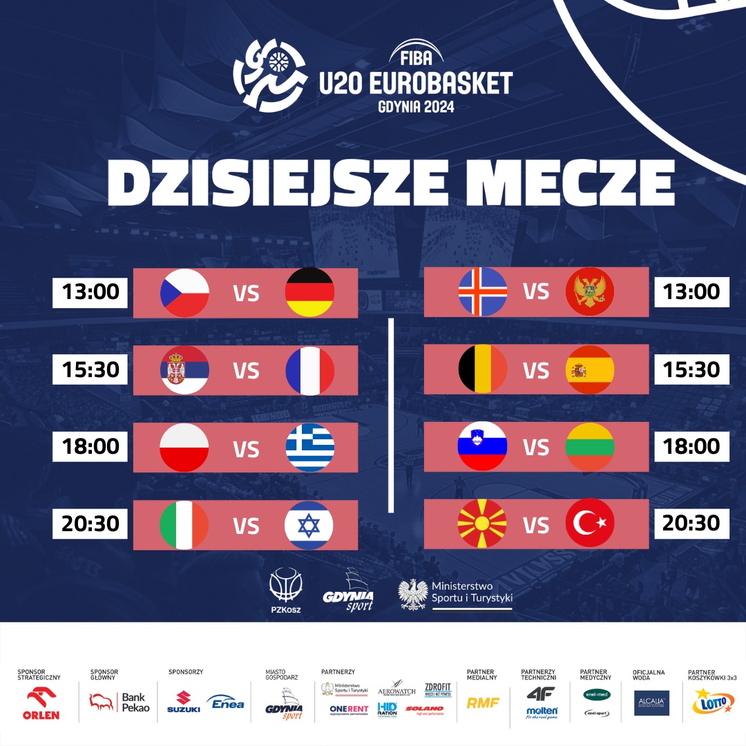 grafika z meczami w niedzielę